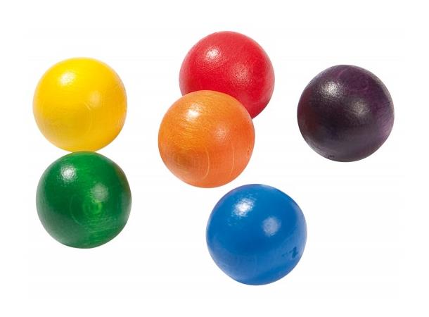 Reserveballer i tre, sett av 3, Ø 40 mm Passer til Erzi balansebrett